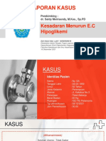 Dwi L - LAPSUS - Kesadaran - Penurun - E - C - Hipogliemi - Dikonversi