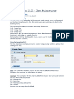 SAP PM - Mantenimiento de Clases