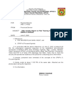 Edited After Activity Report On Inspection of PCOL ERWIN O SANQUE TARLAC PPO PD