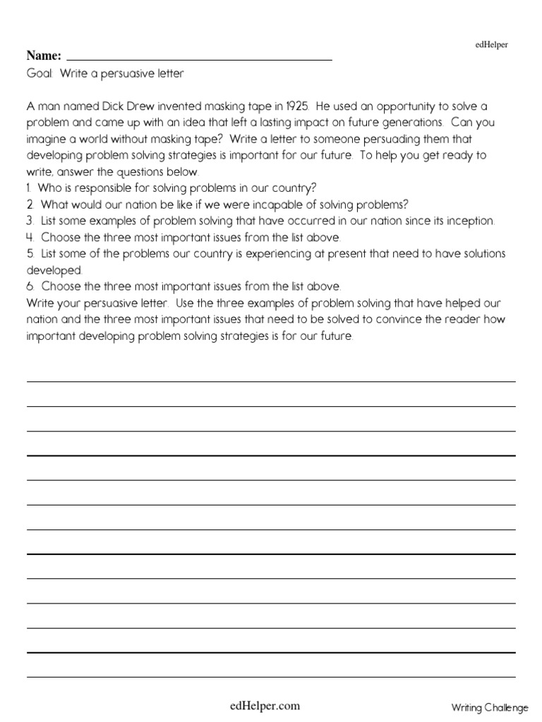 5th Grade Writing Prompts Worksheets | PDF | Business