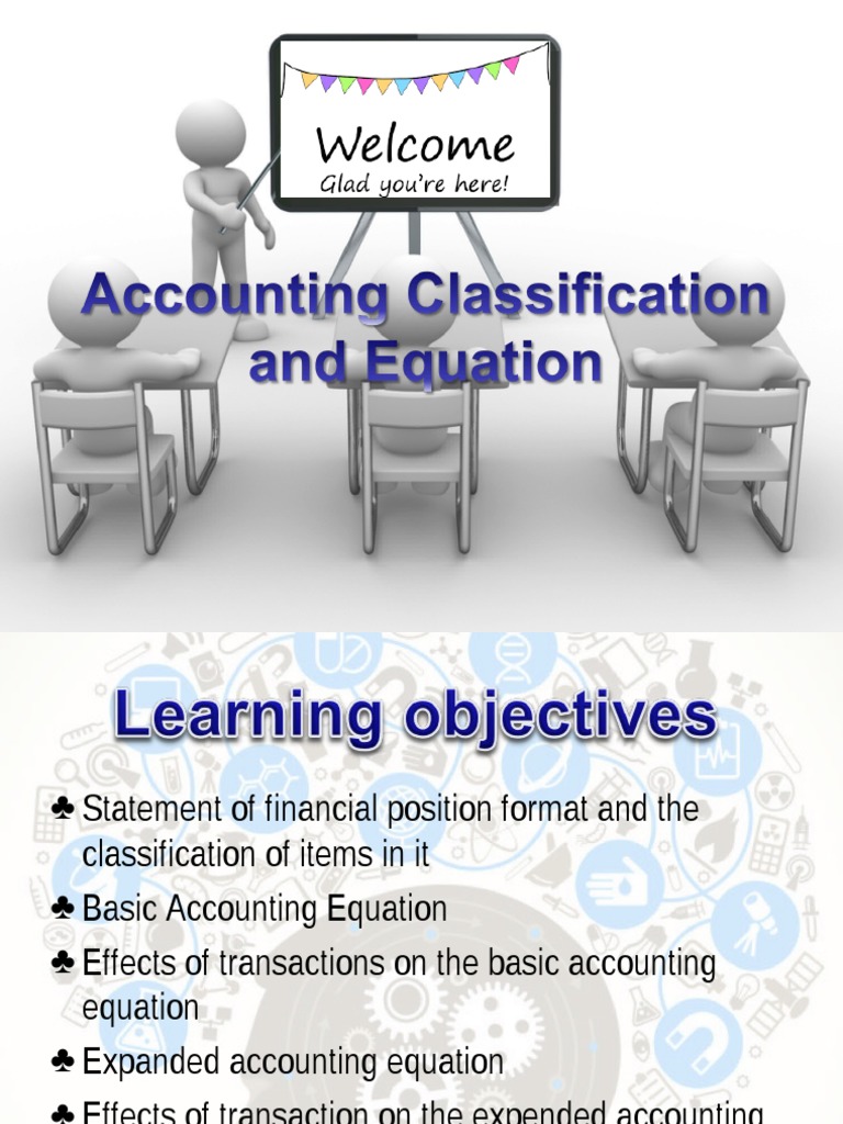 L03 - Accounting Classification and Equations | PDF | Debits And ...