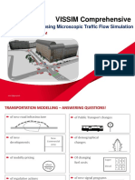 VISSIM Microsimulation Training Guide | PDF | Traffic | Simulation