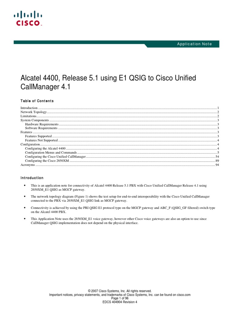 77057 alcatel cisco integration pdf computer network voicemail