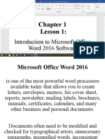 Intro To Word Processing