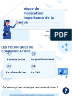 Techniques de Communication PDF