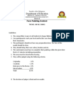 Criteria For Face Painting