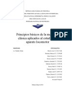 Principios Basicos de La Mecanica Clasica Aplicada Al Estudio Del Aparato Locomotor