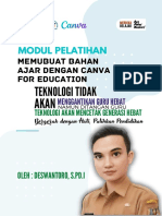 Modul Pelatihan Canva For Education