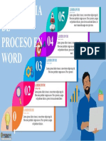 Plantilla de Infografia de Proceso en Word 11