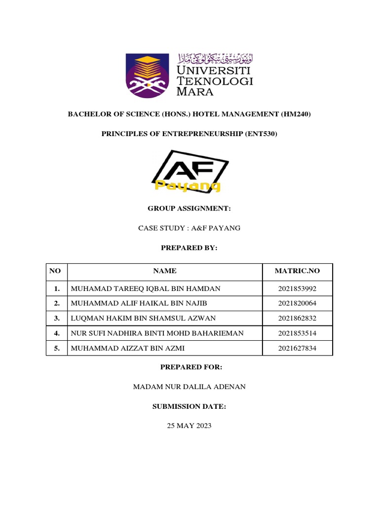 Case Study BMC Analysis of Af Payang PDF Public Toilet Business Model
