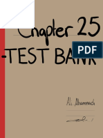 Chapter 25 TEST BANK