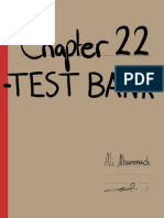 Chapter 22 TEST BANK