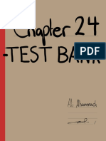 Chapter 24 TEST BANK