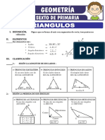 Problemas de Triangulos para Sexto de Primaria