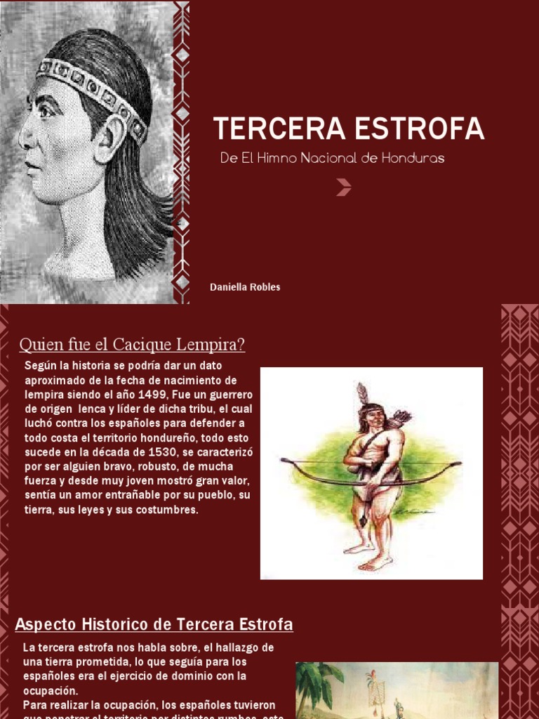 Explicación de la tercera estrofa del himno | PDF
