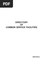 Download Directory of Common Service Facilities by John John Pechjhon SN65149438 doc pdf