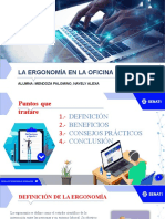 Charla de Seguridad - La Ergonomía en Oficinas