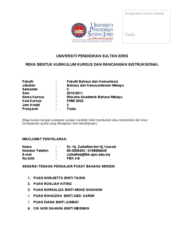Kandungan Pelajaran Pdf