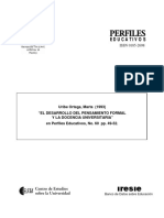 1993 60 El Desarrollo Del Pensamiento Formal y La Docencia Universitaria