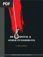 K. Balagopal - (Writings of K. Balagopal) of Capital and Other Punishments-Human Rights Forum (HRF) (2012)