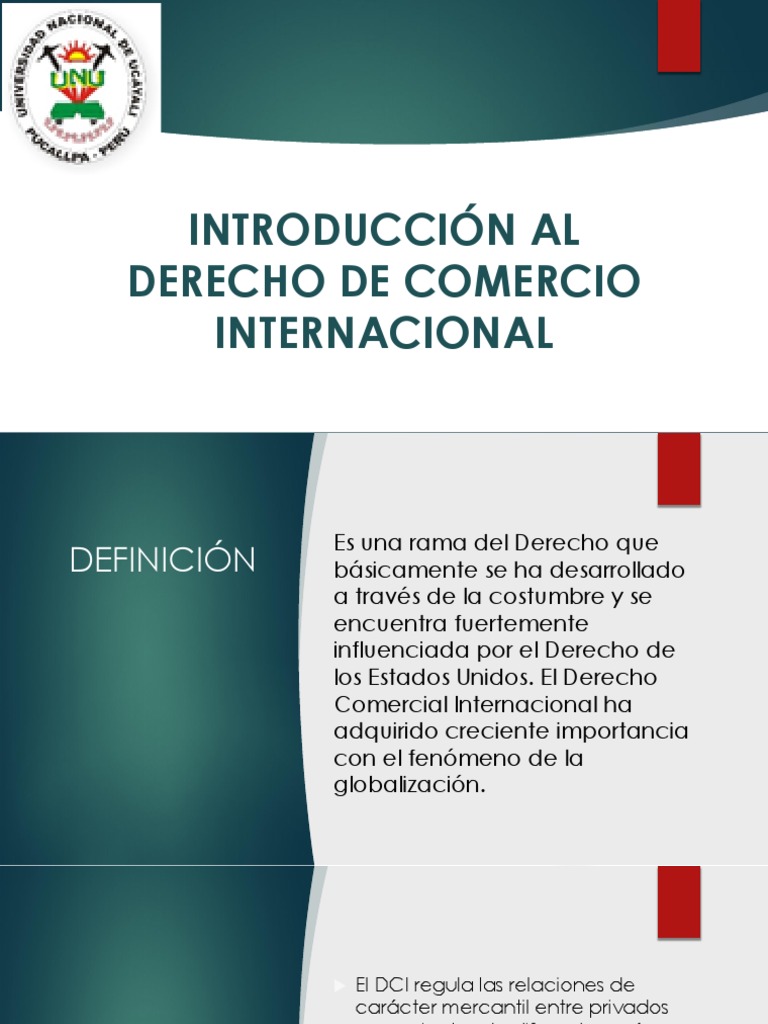 Concepto, Caracteristicas Del DCI | Descargar gratis PDF | Justicia ...