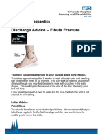 Discharge Advice - Fibula Fracture 