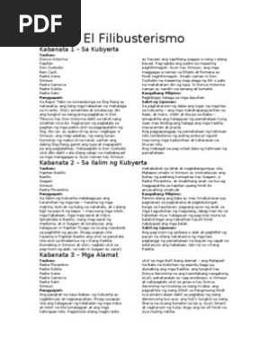 Filipino Iv El Filibusterismo 1 15