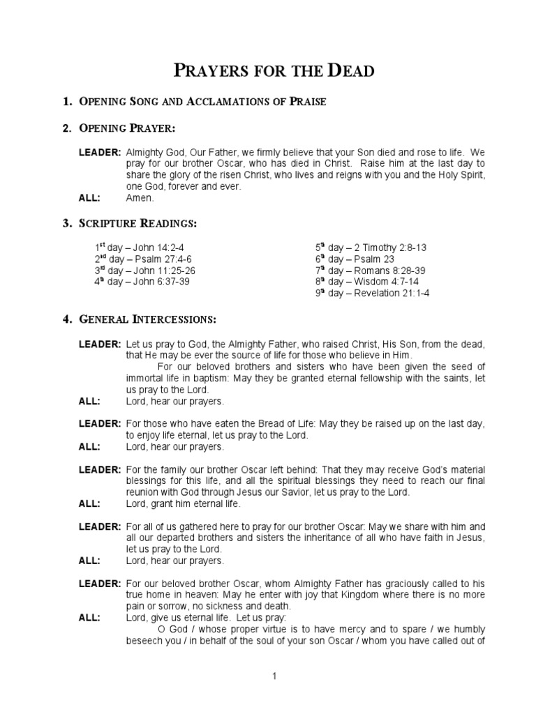 Prayers For The Dead PDF