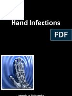 Hand Infections, Antibiotic, Cancer Staging