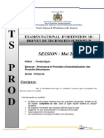 Sujet Mai 2021 PDF