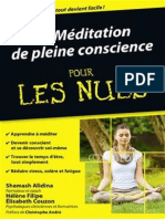 Meditation de Pleine Conscience Pour Les Nuls