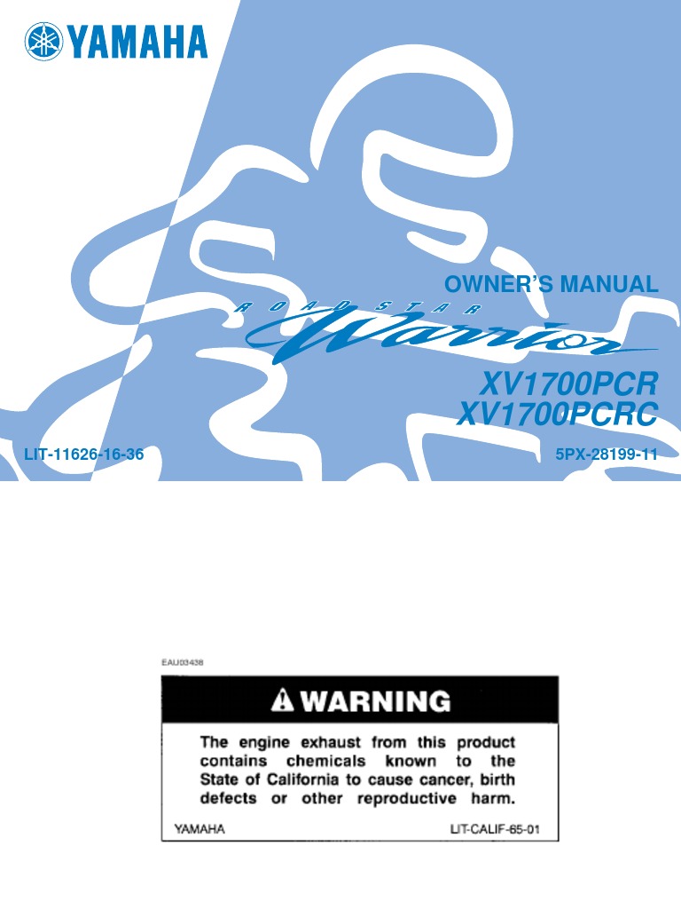 Yamaha XV1700 Owner's Guide | PDF | Technology & Engineering