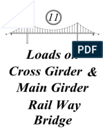 11 Loads On Cross and Main Girder Railway