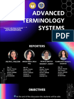 Advanced Teminology System Report