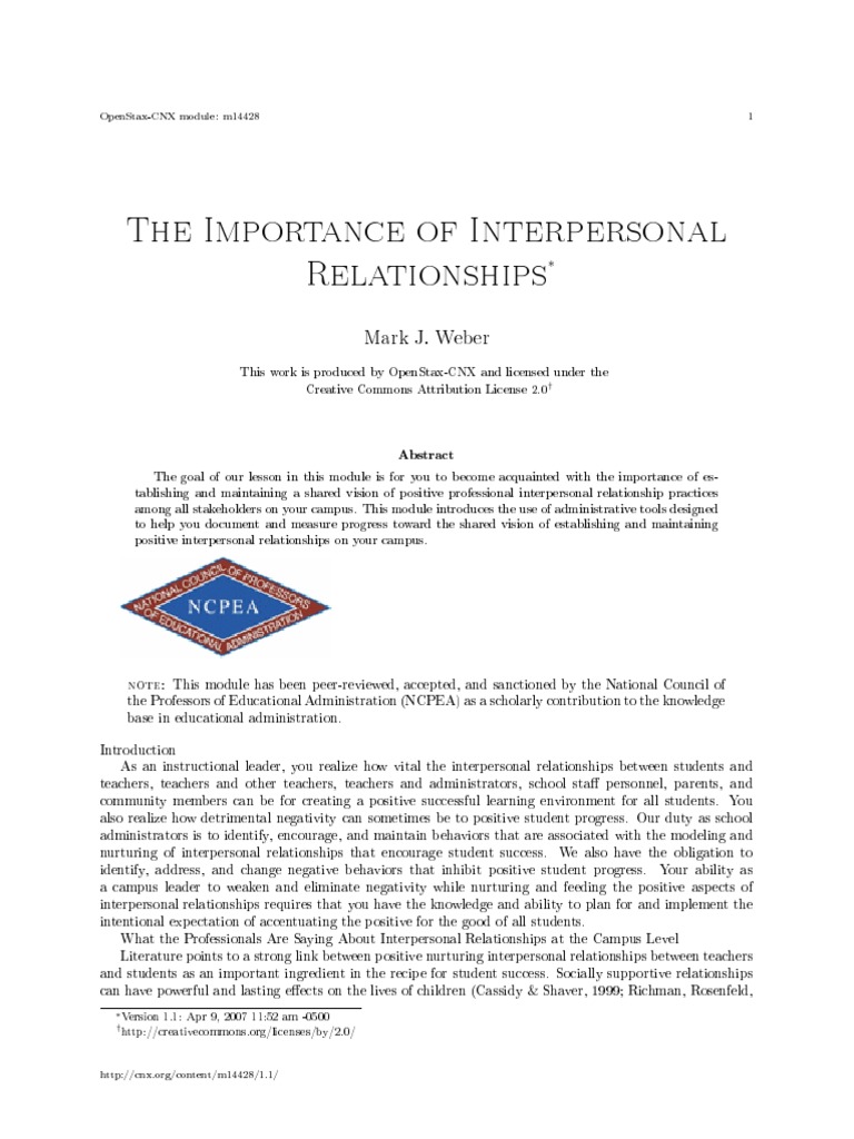 Interpersonal Roles In Education Download Free Pdf Teachers