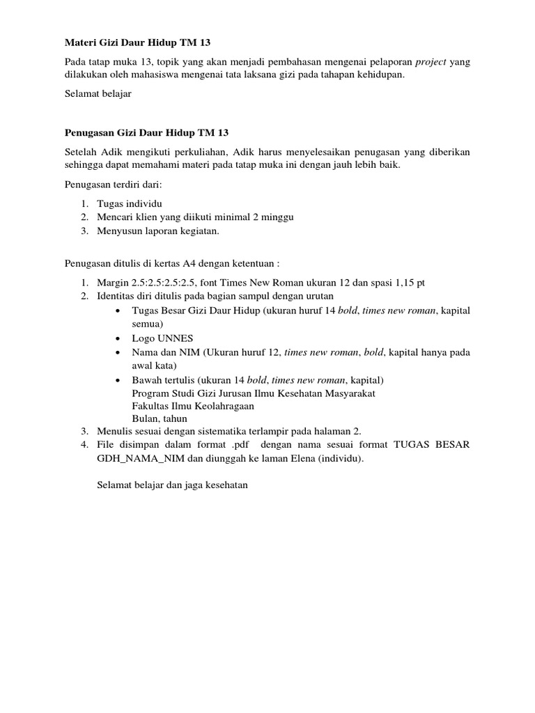 Tugas 13. Project Based Learning | PDF