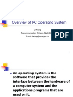 Overview of PC Operating System: LI Xiang Telecommunication Division, NMC, China E-Mail: Lixiang@cma - Gov.cn