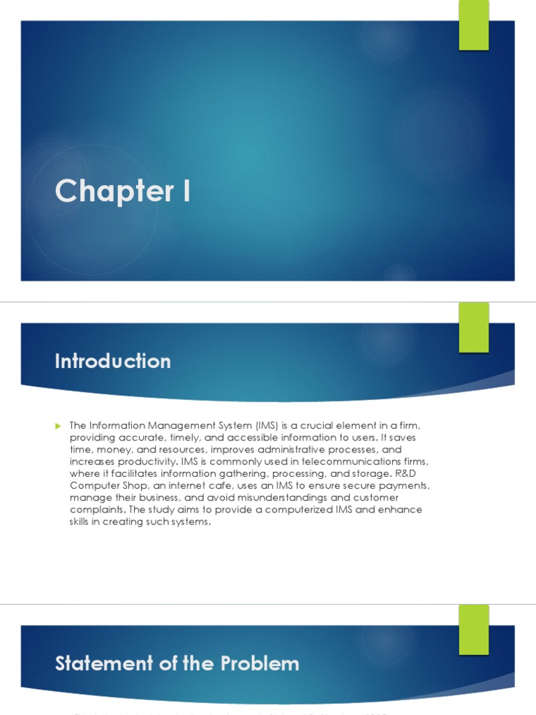 Chapter I | PDF | Information | Internet