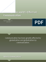 Globalization and Its Effect On Communication