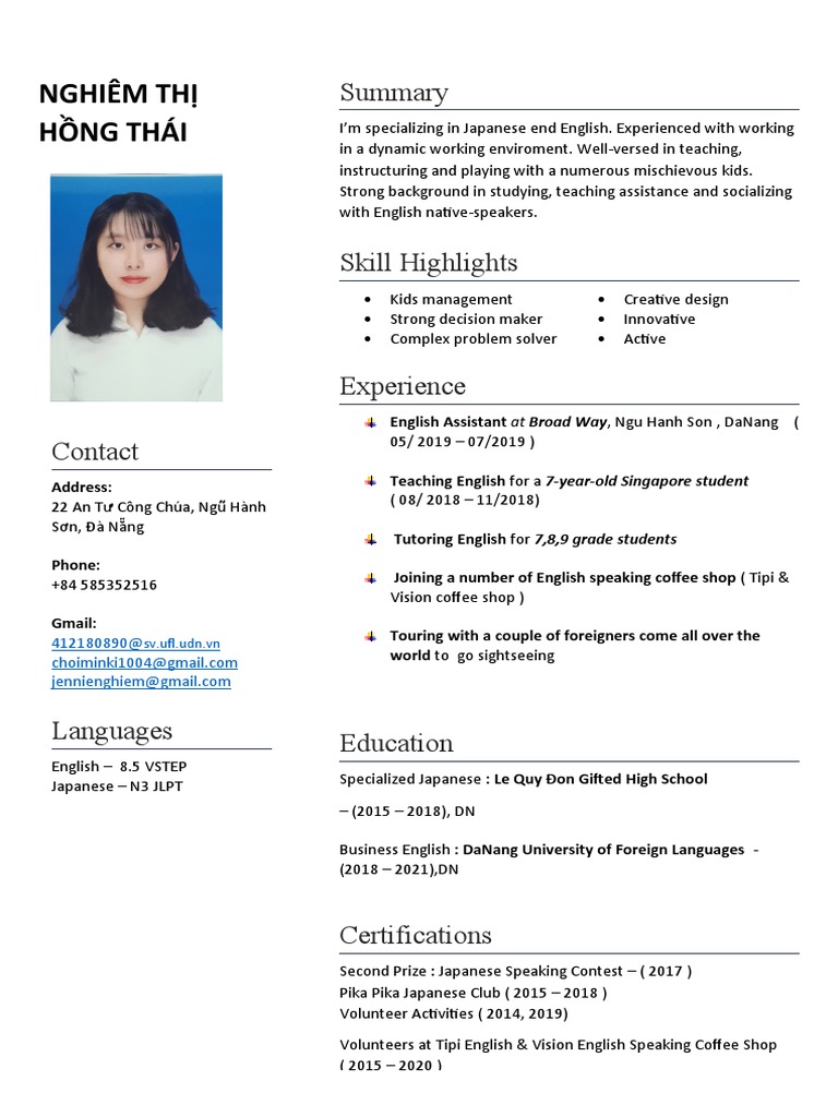 Teaching Assistant CV | PDF | Language Arts & Discipline