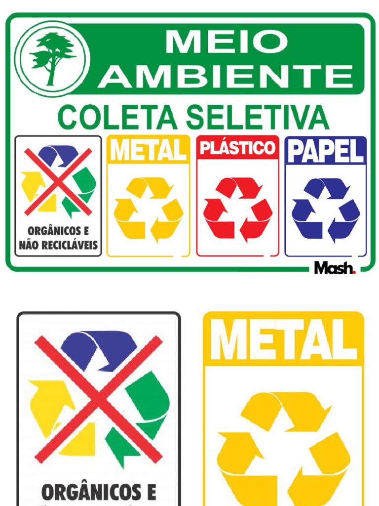 Placa de Coleta Seletiva | PDF