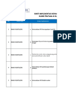 Bukti Implementasi Persiapan COVID 19 Klinik FA Batulicin