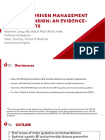 Aha Guidelinedriven Management of Hypertension An Evidencebased Update