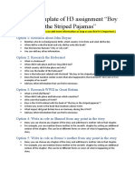 Manual Template of h3 Assignment