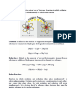 Redox Reaction Is Related To Gain or Loss of Electrons PDF