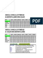 Orario Autolinea Cagliari Aeroporto Alghero Dal 25 Aprile Al 28 Ottobre 2023