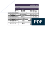 Jadwal Mapel Kelas 10 BDP 1