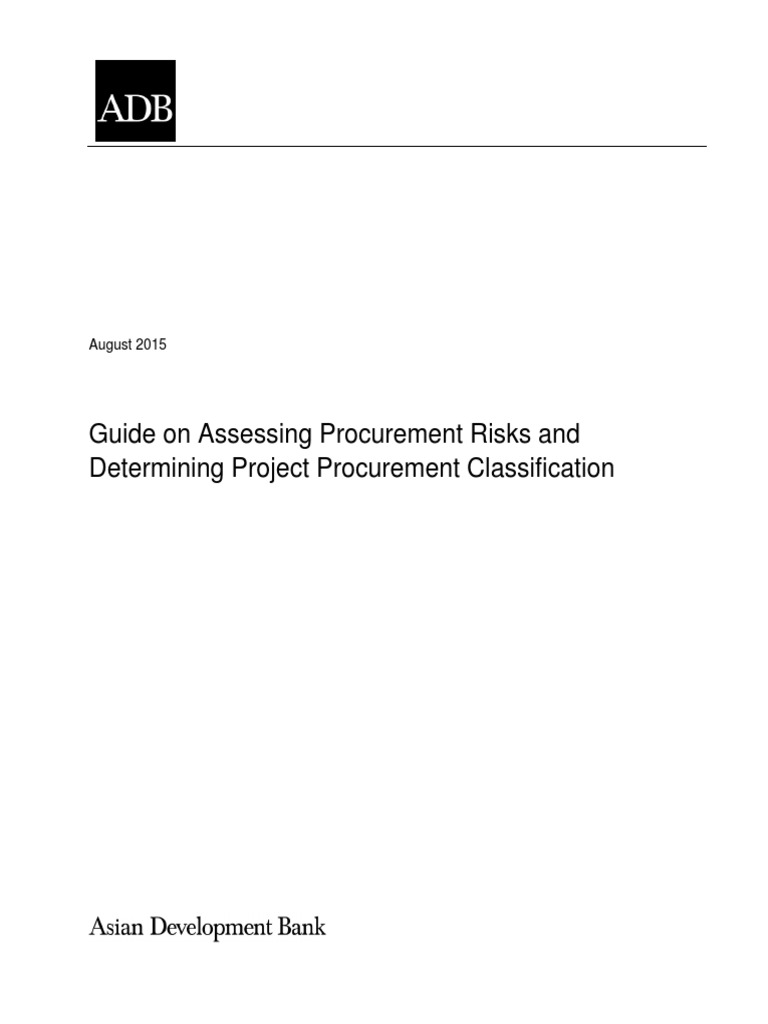 Procurement Risks Pdf Risk Procurement