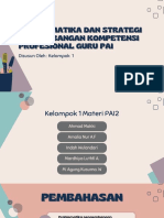 Problematika Dan Strategi Pengembangan Kompetensi Profesional Guru Pai