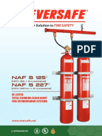 Naf S 125 Naf S Ul Listed Total Flooding Clean Agent Fire Extinguishing Systems. (HFC D-Limonene) (Hfc-227ea + D-Limonene) - PDF